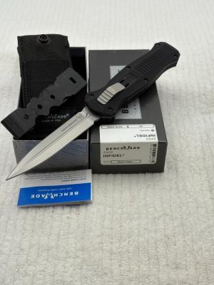 Benchmade 3300 Infidel Dual Action Out The Front Tactical Automatic Knife Nib Made IN USA Discontinu