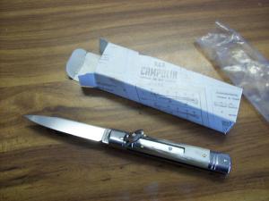 A.G.A. Campolin 8" Lever Maniago, Italy GO-55020-HB Gen. Honey Horn UNUSED W/Box
