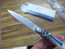 A.G.A. Campolin 8" Lever Maniago, Italy GO-55020-HB Gen. Honey Horn UNUSED W/Box