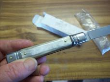 A.G.A. Campolin 8" Lever Maniago, Italy GO-55020-HB Gen. Honey Horn UNUSED W/Box