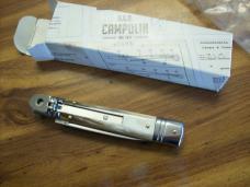 A.G.A. Campolin 8" Lever Maniago, Italy GO-55020-HB Gen. Honey Horn UNUSED W/Box