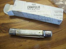 A.G.A. Campolin 8" Lever Maniago, Italy GO-55020-HB Gen. Honey Horn UNUSED W/Box