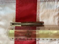 Russell Barlow Pocket Knife w/ Great Brown Bone Handles -NOS
