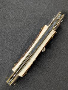 FRANK BELTRAME 23CM 9" BAYONET STILETTO STAG HORN 4MM KICK SPRING.. NEW AND SNAPPY!! 