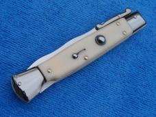 New 9" Italian style Swinguard imi-Ivory handles Kriss blade Stainless liners