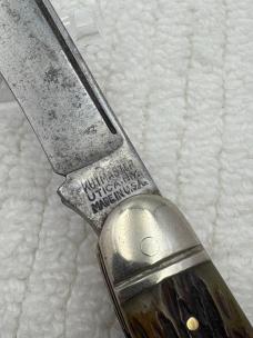 Kutmaster Utica NY USA Vintage 3 Blade Stockman Pocket Knife (78)