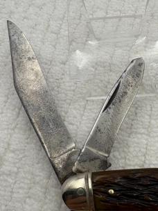 Kutmaster Utica NY USA Vintage 3 Blade Stockman Pocket Knife (78)