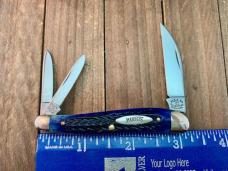 Marbles MSA Gladstone MI (Dave Shirley) Whittler Blue Italian Jigged Bone 2001