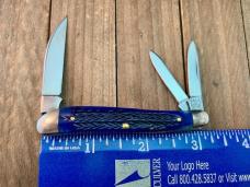 Marbles MSA Gladstone MI (Dave Shirley) Whittler Blue Italian Jigged Bone 2001