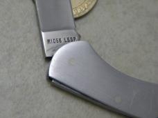 Case XX USA 1889-1989 M1056 Metal Centennial Mini Lockback Knife