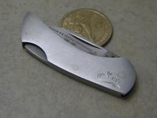Case XX USA 1889-1989 M1056 Metal Centennial Mini Lockback Knife