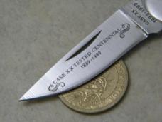Case XX USA 1889-1989 Centennial Metal M1054 LSSP Lockback Knife