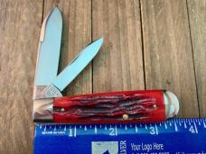 Marbles MSA Gladstone MI (Dave Shirley) English Jack Red Carved Stag Bone 2001