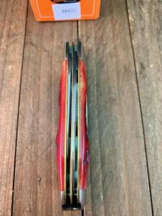 Marbles MSA Gladstone MI (Dave Shirley) English Jack Red Carved Stag Bone 2001
