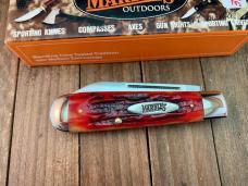 Marbles MSA Gladstone MI (Dave Shirley) English Jack Red Carved Stag Bone 2001