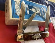 Case xx 1990 Whittler (MDL# 630109) w/ Brownish Bone Handles -NOS in M/NM Condition