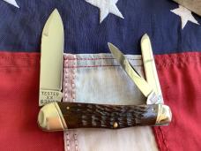 Case xx 1990 Whittler (MDL# 630109) w/ Brownish Bone Handles -NOS in M/NM Condition