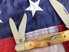 Case xx 1999 Whittler (5383 WHSS) Knife with Nice Stag Handles --NOS