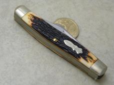 Schrade + USA 885UH Uncle Henry Staglon King Ranch Stockman Knife