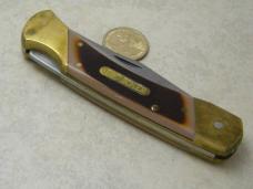 Schrade USA 7-OT Delrin 75th Anniv. Old Timer Bearhead Lockback Knife