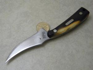Schrade Old Timer USA 152 Sharp Finger Fixed Blade Knife 