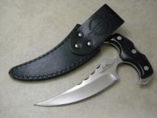 Gil Hibben GH5083 Custom Fixed Blade Push Dagger Knife w/Leather Sheath