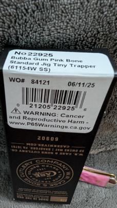 Case XX Lady Case Bubba Gum "Guppy" Tiny Trapper