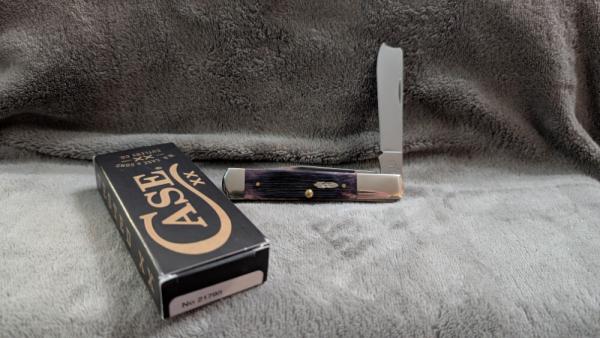 Case XX Purple Barnboard Jig Razor SFO SMKW Case XX Purple Barnboard Jig Razor SFO SMKW