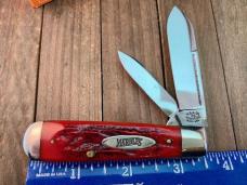 Marbles MSA Gladstone MI (Dave Shirley) English Jack Red Carved Stag Bone 2001
