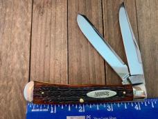 Marbles MSA Gladstone MI (Dave Shirley) Trapper Brown Italian Jigged Bone 2002 