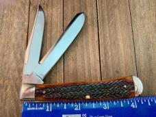 Marbles MSA Gladstone MI (Dave Shirley) Trapper Brown Italian Jigged Bone 2002 