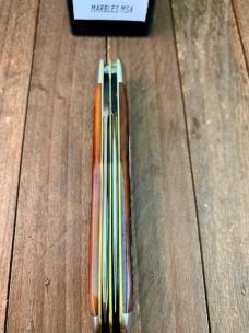 Marbles MSA Gladstone MI (Dave Shirley) Trapper Brown Italian Jigged Bone 2002 