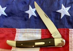 Russell Large Locking Toothpick Pocket Knife w Nice Wood Handles - NOS