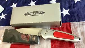 Boker Auto approx 4+” in length. Push button open instantly with purpose