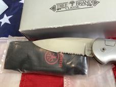 Boker Auto approx 4+” in length. Push button open instantly with purpose
