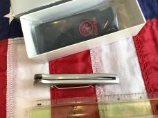 Boker Auto approx 4+” in length. Push button open instantly with purpose