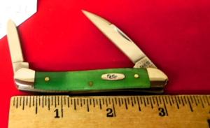 2021 CASE XX 62109W MINI COPPERHEAD SMOOTH GREEN BONE NEVER USED