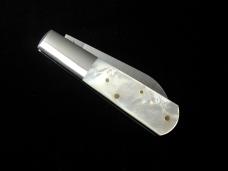 New York Knife Co Smooth Genuine Pearl Matteawan Barlow Knife By Cooper Cutlery M1506P USA Made 
