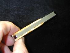 New York Knife Co Smooth Appaloosa Bone Matteawan Barlow Knife By Cooper Cutlery M1506LAS USA Made 