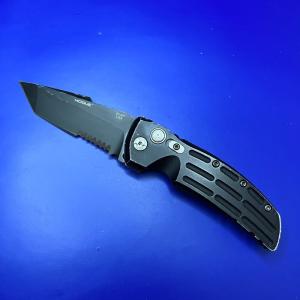Hogue Knives EX-A01 Automatic Knife Tanto Point Black Aluminum