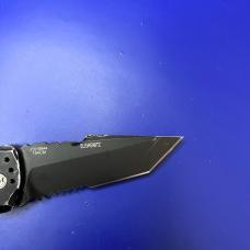 Hogue Knives EX-A01 Automatic Knife Tanto Point Black Aluminum