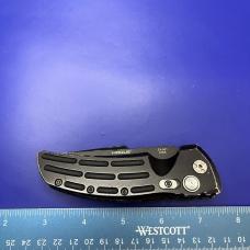 Hogue Knives EX-A01 Automatic Knife Tanto Point Black Aluminum