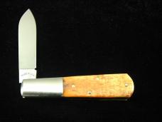New York Knife Co Sawcut Appaloosa Bone Matteawan Barlow Knife By Cooper Cutlery M1506LASC USA Made 