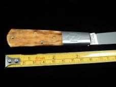 New York Knife Co Sawcut Appaloosa Bone Matteawan Barlow Knife By Cooper Cutlery M1506LASC USA Made 