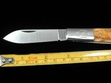 New York Knife Co Sawcut Appaloosa Bone Matteawan Barlow Knife By Cooper Cutlery M1506LASC USA Made 