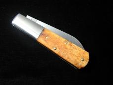 New York Knife Co Sawcut Appaloosa Bone Matteawan Barlow Knife By Cooper Cutlery M1506LASC USA Made 