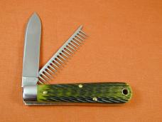 Great Eastern Cutlery GEC Spring Green Jigged Bone Urban Jack Knife 1 of 695 Made in USA 152221