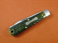 Great Eastern Cutlery GEC Spring Green Jigged Bone Urban Jack Knife 1 of 695 Made in USA 152221
