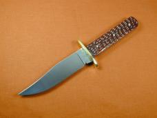 Schatt & Morgan Red Jigged Bone Fixed Blade Sheath Knife by Cooper Cutlery 50RJB USA Made Model 50