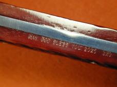 Schatt & Morgan Red Jigged Bone Fixed Blade Sheath Knife by Cooper Cutlery 50RJB USA Made Model 50